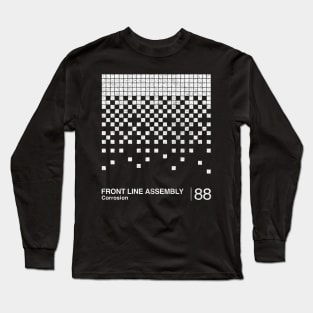 Corrosion / Minimalist Graphic Design Artwork Long Sleeve T-Shirt